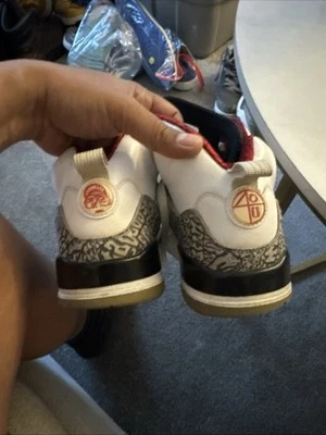 Jordan Spizike Retro White Cement And Grey(315371-122-size 10.5(767) - Image 1 of 4