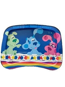 Vintage Blues Clues Metall TV Tablett Autotablett 2006 klappbare Beine - Bild 1 von 10