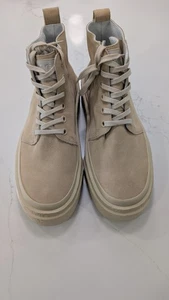 Maison Margiela Chunky Sole Hi-Top Sneakers Size 43 Beige Calfskin Italy Rare - Picture 1 of 12