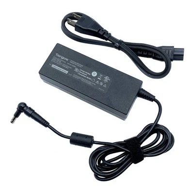 正品 Targus 90W 交流电源适配器 APA110US 充电器 19.5V "O" 尖端含 — 第 1/4 张图片