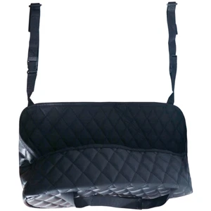 Leather Storage Net Bag for Car Seat Back with For Kids Safety Features - Picture 1 of 7