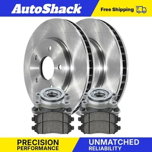 Front Disc Rotors Ceramic Brake Pads Wheel Bearing Hubs for Nissan NV200 - Picture 1 of 6
