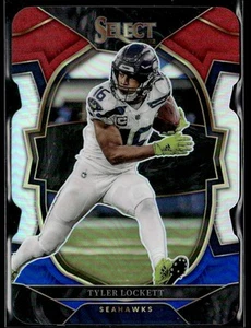 2022 Panini Select #1 Tyler Lockett Red and Blue Prizm Die Cut - Picture 1 of 2