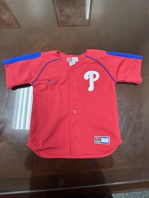Nike Team Philadelphia Phillies Jersey Youth M Ryan Howard MLB Embroidered - Image 1 of 3