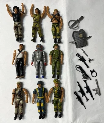 Vintage GI JOE Remco American Defence Lot KO ninja Fighters US Forces 1986 - Image 1 of 4