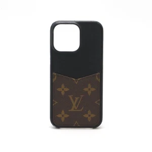 LOUIS VUITTON iPhone 15 Pro Max Bumper iPhone Case Monogram Reverse M82888 Japan - Picture 1 of 5
