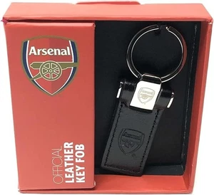 Arsenal FC Leder Schlüsselanhänger Geschenk Xmas Weihnachten Schlüsselanhänger offiziell lizenziert - Bild 1 von 5