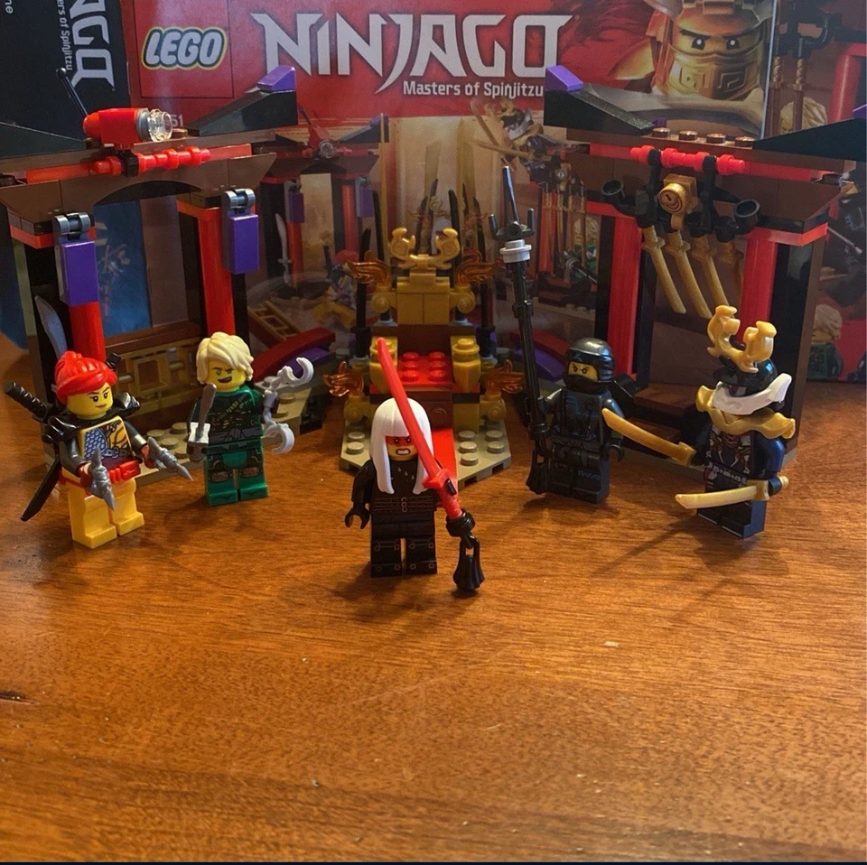 LEGO NINJAGO SEASON 9: Throne Room Showdown (70651) Complete With Figures  - Image 1 of 4