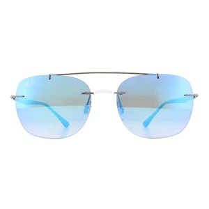 Gafas De Sol Ray-Ban 4280 6289B7 Transparente Azul Degradado Espejo Azul - Imagen 1 de 2