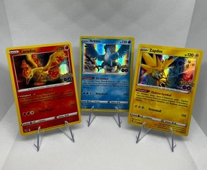 Arktos + Zapdos + Lavados Holo Rare Set Pokémon Go Karten Deutsch Original 2022 - Bild 1 von 2