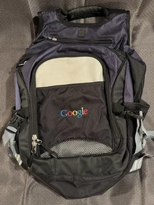 Plecak turystyczny na laptopa Google Travelwell niebieski, czarny, szary doskonały stan - Zdjęcie 1 z 15