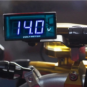 Long lasting and Accurate 12V Motorcycle Voltmeter Made with ABS Material - Picture 1 of 12