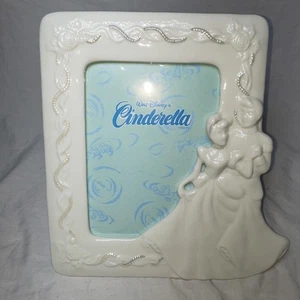 Cornice matrimonio porcellana 5x7 Disney Cenerentola principe affascinante felicemente sempre dopo - Foto 1 di 2