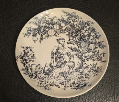 Vintage Ceramic Plate NyMolle Denmark Art Midsummer Night's Dream Bjorn Wiinblad - Image 1 of 4