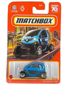 Matchbox Renault Twizy blau 82/100 blau Matchbox 70 Jahre - Bild 1 von 2