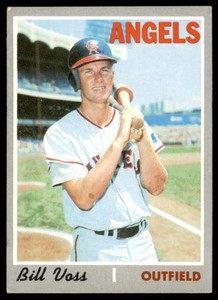 1970 TOPPS BILL VOSS CALIFORNIA ANGELS #326