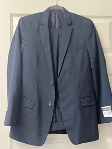 Van Heusen Boys Navy suit Size 20 NWT waist 30" - Picture 1 of 6