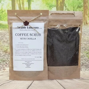 Exfoliante de café con vainilla 150 g - Health Embassy - Exfoliante de café, exfoliante corporal - Imagen 1 de 4