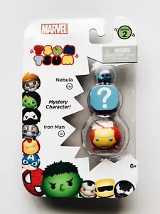 Marvel Tsum Tsum Paquete de 3 Serie 2 Iron Man Personaje Misterioso Nebulosa - Imagen 1 de 1