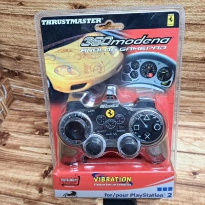 Thrustmaster NUEVO 360 Modena Gamepad Analógico para Play Station 2 Compatible PS One Foto 1 de 4