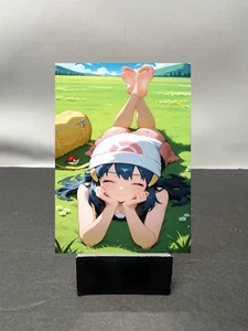 Dawn Pokemon Waifu Anime Custom Art Trading Card NSFW AVAILABLE W6253 - Picture 1 of 2