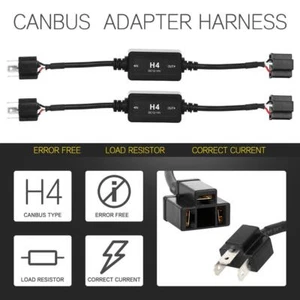 Canbus Decoder Anti-Flicker Resistor Relay Adapter For H4 9003 HB2 LED Headlight - Picture 1 of 12