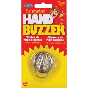 Surprise Metal Hand Buzzer - Greeting Noise Maker Hand Shaker Shocker Gag Prank - Picture 1 of 3