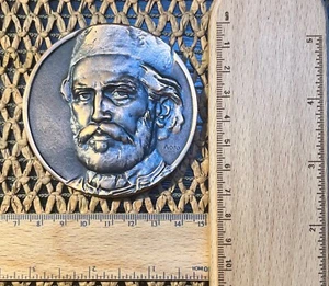Petar II Petrović-Njegoš plaque table medal author Oto Logo bronza Montenegro - Picture 1 of 9