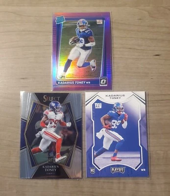 Kadarius Toney | Rookie Card RC (x3) | Pink Optic Rated Rookie, Select, Playoff - Image 1 of 2