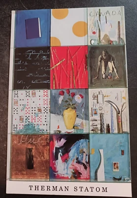 Therman Statom Habatat Galleries 1994 art exhibition catalogue booklet Foto 1 de 3