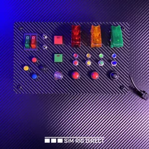 23 funciones 20 botones caja de botones para juegos de carreras PC Sim - Imagen 1 de 8