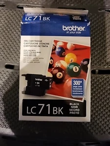 Brother LC71 Black Ink Cartridge (EXPIRED 03-2014) - Picture 1 of 8