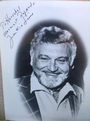 ORIGINAL, SIGNED  B/W Frankie Laine Publicity Photo Cover