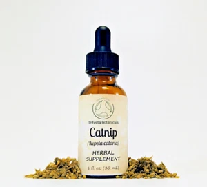 Suplemento herbal CATNIP / Tintura de extracto líquido / Nepeta cataria - Imagen 1 de 9
