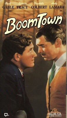 Boom Town (VHS, 1990) Clark Gable Spencer Tracy Vintage Claudette Colbert - Image 1 of 2