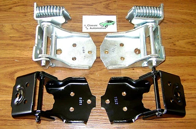 1971-1976 Impala Caprice Bel Air Biscayne Door Hinges Set 4pc Front Upper Lower - Image 1 of 4