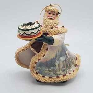 Ashton Drake Old World Santa Sharing The Warmth Of The Holidays Ornament 4" - Picture 1 of 4