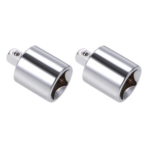 2 Pcs 1/2 Inch Drive (F) x 1/4 Inch (M) Socket Reducer Adapter, Female to Male - Picture 1 of 3