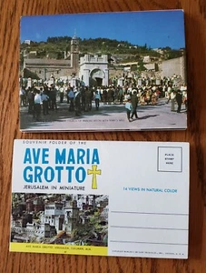 KONVOLUT 2 KLAPPHEFTE MIT 24 VOLLFARBIGEN POSTKARTEN NAZARETH/AVE MARIA GROTTE - Bild 1 von 10
