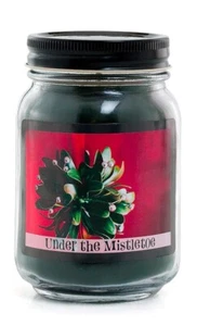 Candele in vaso da muratore per festeggiare la casa sotto il vischio (set di 2) - Foto 1 di 1