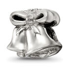 Silver Reflections Christmas Bells Bead QRS3504