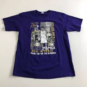 Kobe Bryant Black Mamba RIP T-Shirt Men’s Large KO8BE 1978-2020 Graphic - Picture 1 of 4