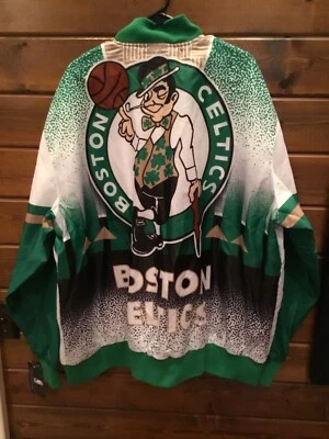 Chaqueta G-lll blanca verde diseño trasero logotipo Boston Celtics para hombre 4XL NUEVA CON ETIQUETAS Foto 1 de 4