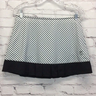 K-Swiss Skort Women’s Size S Black/White Athleisure Running Tennis Pleated Hem - Image 1 of 4
