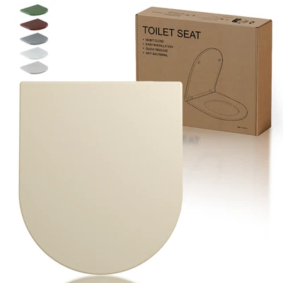 Toilettendeckel Absenkautomatik antibakterieller WC Sitz Quick-Release Duroplast - Bild 1 von 4