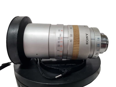 Sony TV Zoom Lens 1:1.8 F=12.5–75mm No.144179 Made in Japan - Image 1 of 4