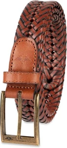 Dockers Men’s Leather Braided Fully Adjustable Belt 40, Tan Glazed  - Picture 1 of 6
