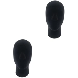 Maniquí de espuma con cabeza maniquí masculino 2 piezas maniquíes de exhibición para sombreros - Imagen 1 de 12