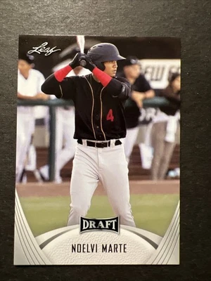 2021 Leaf Draft - Noelvi Marte #12 (RC) - Image 1 of 2