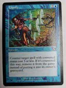 MTG Magic The Gathering Card Liquify Instant Blue Torment - Picture 1 of 2